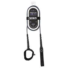 FCS Freedom Helix 7’ All Round Leash Smoke/White