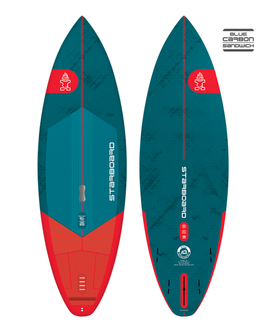 2025 SUP PRO 8'2X29 118 L. Blue Carbon.
