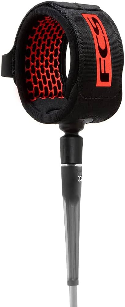 FCS 8' All Round Essential Leash Flame Red