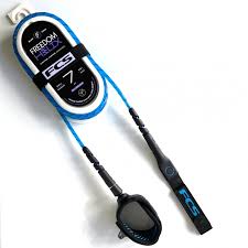 FCS Freedom Helix 7’ All Round Leash Blue/Black