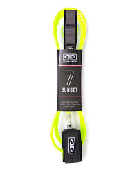 O&E MOULDED SUNSET LEASH 7' LIME